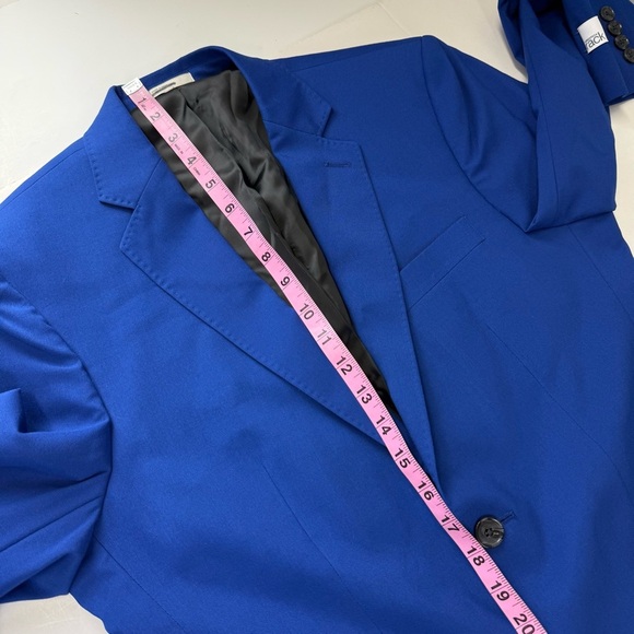 NEW Nordstrom Rack Sport Coat Mens 38 R Blue Extra Trim Fit Blazer Jacket NWOT - Picture 9 of 10